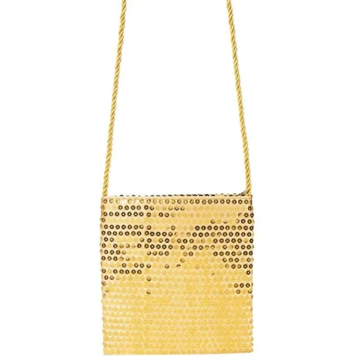 Party Delights Gold Sequin Bag< Costume Props