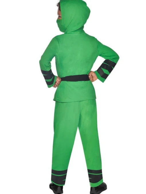 Green Ninja Warrior - Child And Teen Costume<Party Delights Hot