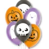 Hallo-Ween Friends Balloons - 9" Latex (6Pk)<Party Delights Discount