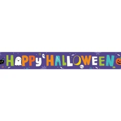 Hallo-Ween Friends Paper Banners - 1M (3Pk)<Party Delights Discount