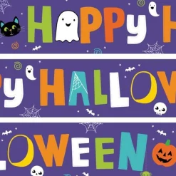 Party Delights Hallo-Ween Friends Paper Banners - 1M (3Pk)< Banners