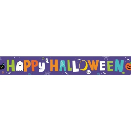 Party Delights Hallo-Ween Friends Paper Banners - 1M (3Pk)< Banners