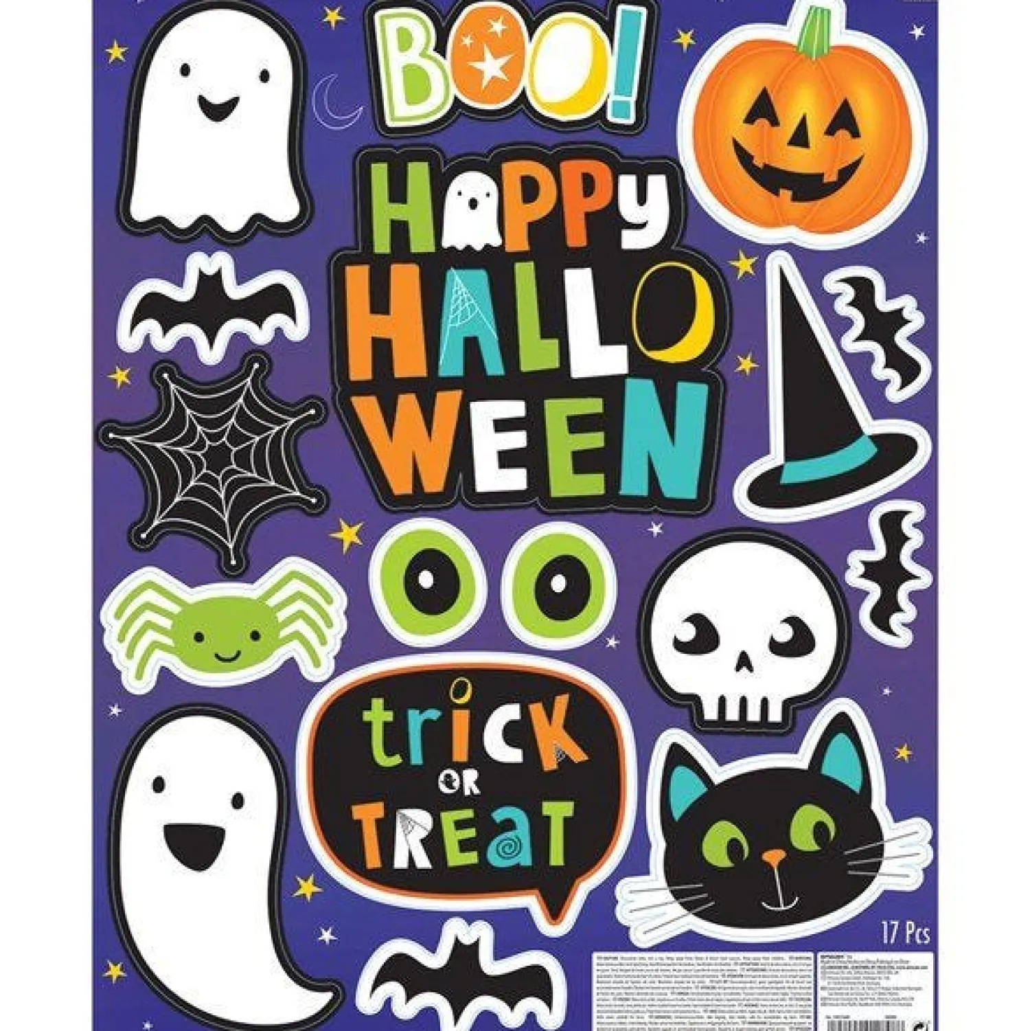 Hallo-Ween Friends Window Stickers<Party Delights Hot