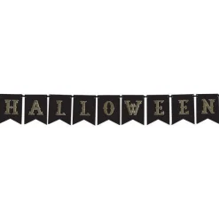 Halloween Gold Flag Banner - 1.75M<Party Delights Best