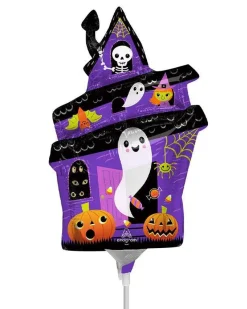 Halloween Haunted House Mini Shape Foil Balloon<Party Delights Hot