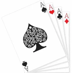 Party Delights Hand Of Cards Cardboard Cutout - 150Cm X 100Cm< Cardboard Cut Outs