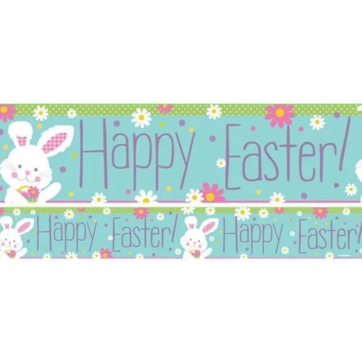 Party Delights Happy Easter Paper Banners - 1M (3Pk)< Banners