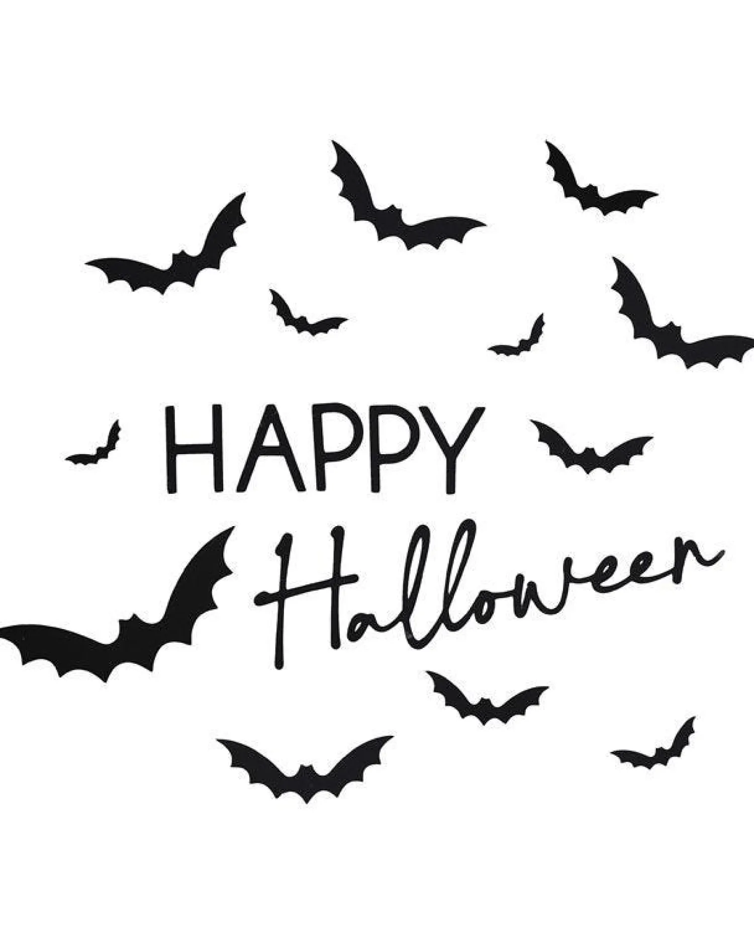 Happy Halloween Door Sticker<Party Delights New