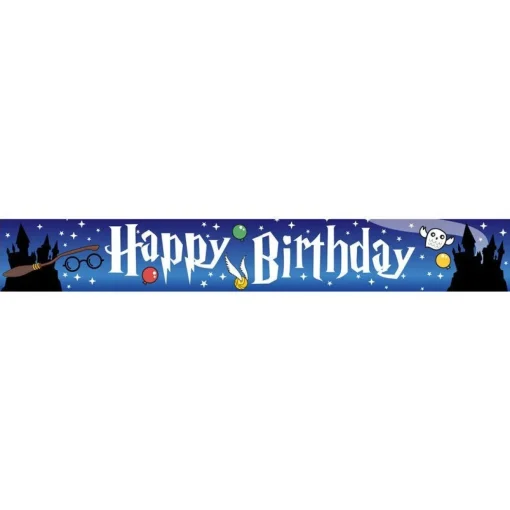 Party Delights Harry Potter Style Paper Banners - 1M (3Pk)< Banners
