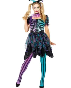 Haunted Harlequin - Adult Costume<Party Delights Sale