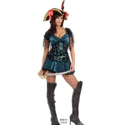 Party Delights High Sea Babe Cardboard Cutout - 185Cm X 70Cm< Cardboard Cut Outs