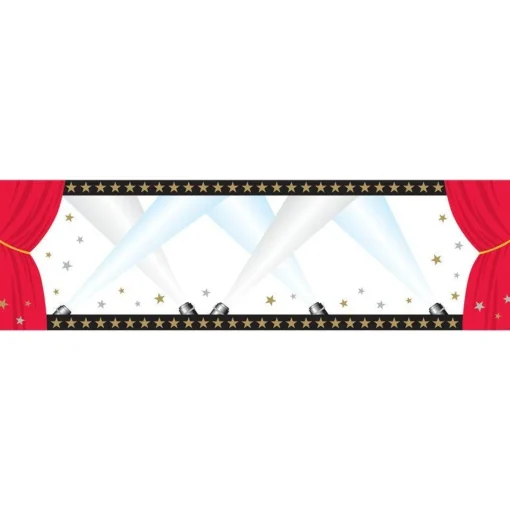 Party Delights Hollywood Giant Sign Banner - 1.65M< Banners