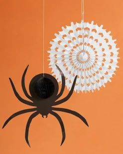 Honeycomb Spider & Web (2Pk)<Party Delights