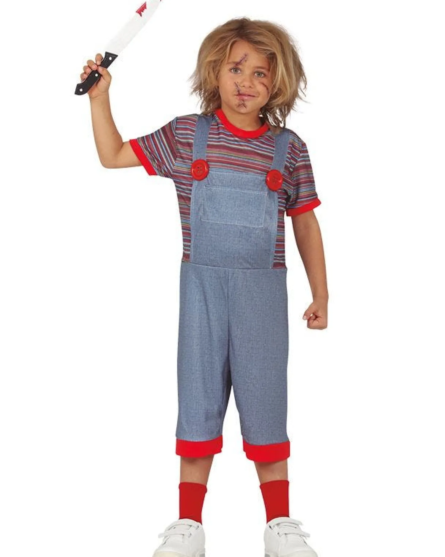 Hrror Killer Doll - Child Costume<Party Delights Clearance