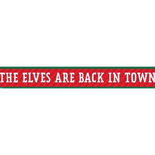 Party Delights I'M Back Elf Christmas Paper Banners - 1M (3Pk)< Banners