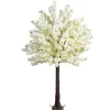 Party Delights Ivory Flowered Artificial Blossom Tree - 280Cm< Flowers & Foliage
