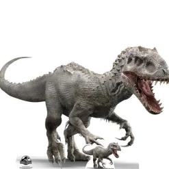 Party Delights Jurassic World Indominus Rex Dinosaur Cardboard Cutout - 128Cm X 92Cm< Cardboard Cut Outs