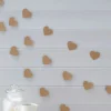 Party Delights Kraft Paper Heart Garland - 5M< Hanging Decorations