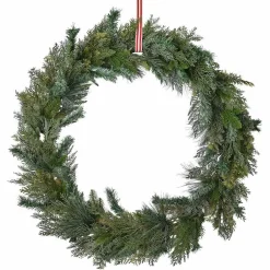 Large Foliage Christmas Wreath - 90Cm<Party Delights Discount
