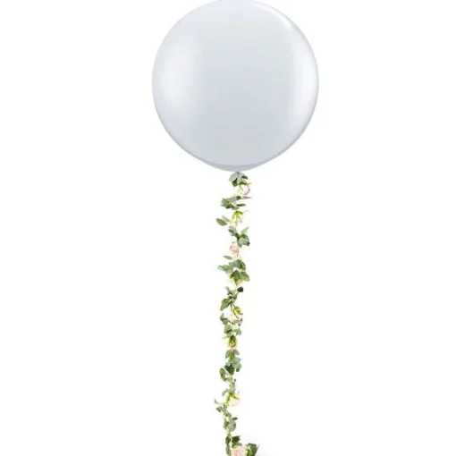 Party Delights Light Pink Rose Garland - 1.75M< Hanging Decorations