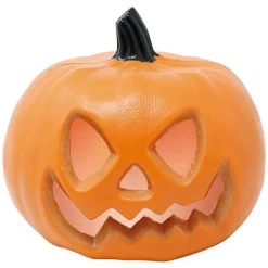 Light Up Smiley Carved Pumpkin - 20Cm<Party Delights Hot