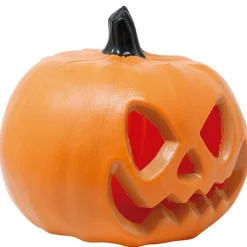 Light Up Smiley Carved Pumpkin - 20Cm<Party Delights Hot