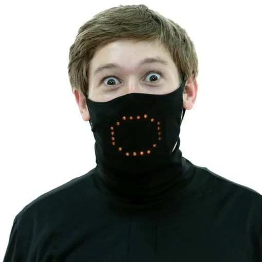 Party Delights Light Up Sound Reactive Talking Mask< Masks