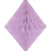 Party Delights Lilac Honeycomb Diamond Decoration - 30Cm< Hanging Decorations