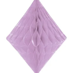 Party Delights Lilac Honeycomb Diamond Decoration - 30Cm< Hanging Decorations
