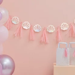 Party Delights Mermaid Magic Shell Tassel Garland - 2M< Hanging Decorations