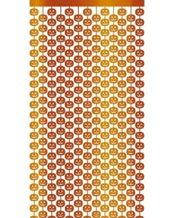 Metallic Pumpkin Door Curtain<Party Delights Discount