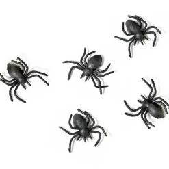 Mini Plastic Spiders - 3Cm (10Pk)<Party Delights Online