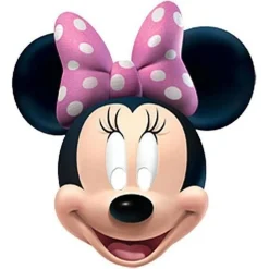 Party Delights Minnie Mouse - Cardboard Masks (6Pk)< Masks