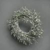 Mistletoe Frosted Wreath - 56Cm<Party Delights Discount