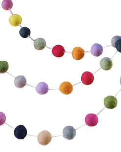 Multicoloured Felt Balls Garland<Party Delights Best