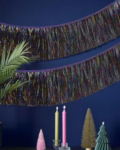 Multicoloured Tinsel Garland<Party Delights Outlet