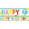 Party Delights 2Nd Birthday Paper Banners - 1M (3Pk)< Banners
