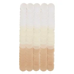 Party Delights Neutral Ombre Tissue Paper Disc Party Backdrop - 1.8M< Party Backdrops