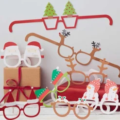 Party Delights Novelty Christmas Glasses (8Pk)< Wearables