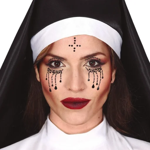 Party Delights Nun Face Gems< Face Gems
