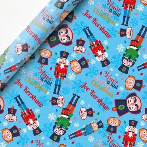 Nutcracker Christmas Personalised Wrapping Paper - 62 X 100Cm Sheet<Party Delights Hot