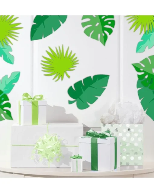 Party Delights Palm Leaves Assorted Cutouts< Cardboard Cut Outs