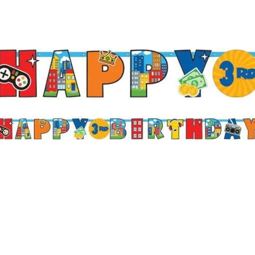 Party Delights Party Town Add An Age Letter Banner< Banners