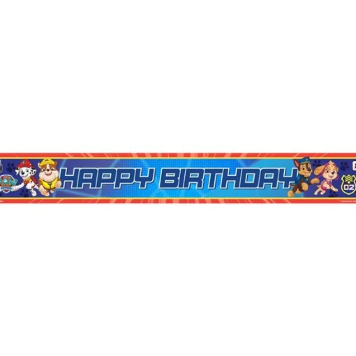 Party Delights Paw Patrol Paper Banners - 1M (3Pk)< Banners