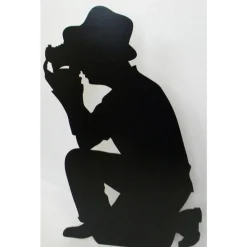 Party Delights Photographer Silhouette Cardboard Cutout - 113Cm X 72Cm< Cardboard Cut Outs