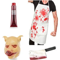 Party Delights Pig Butcher Accessory Kit< Instant Outfits