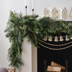 Party Delights Pine & Cypress Foliage Christmas Garland - 3M< Flowers & Foliage