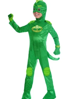 Party Delights Pj Masks Gekko Deluxe - Child Costume< Pj Masks