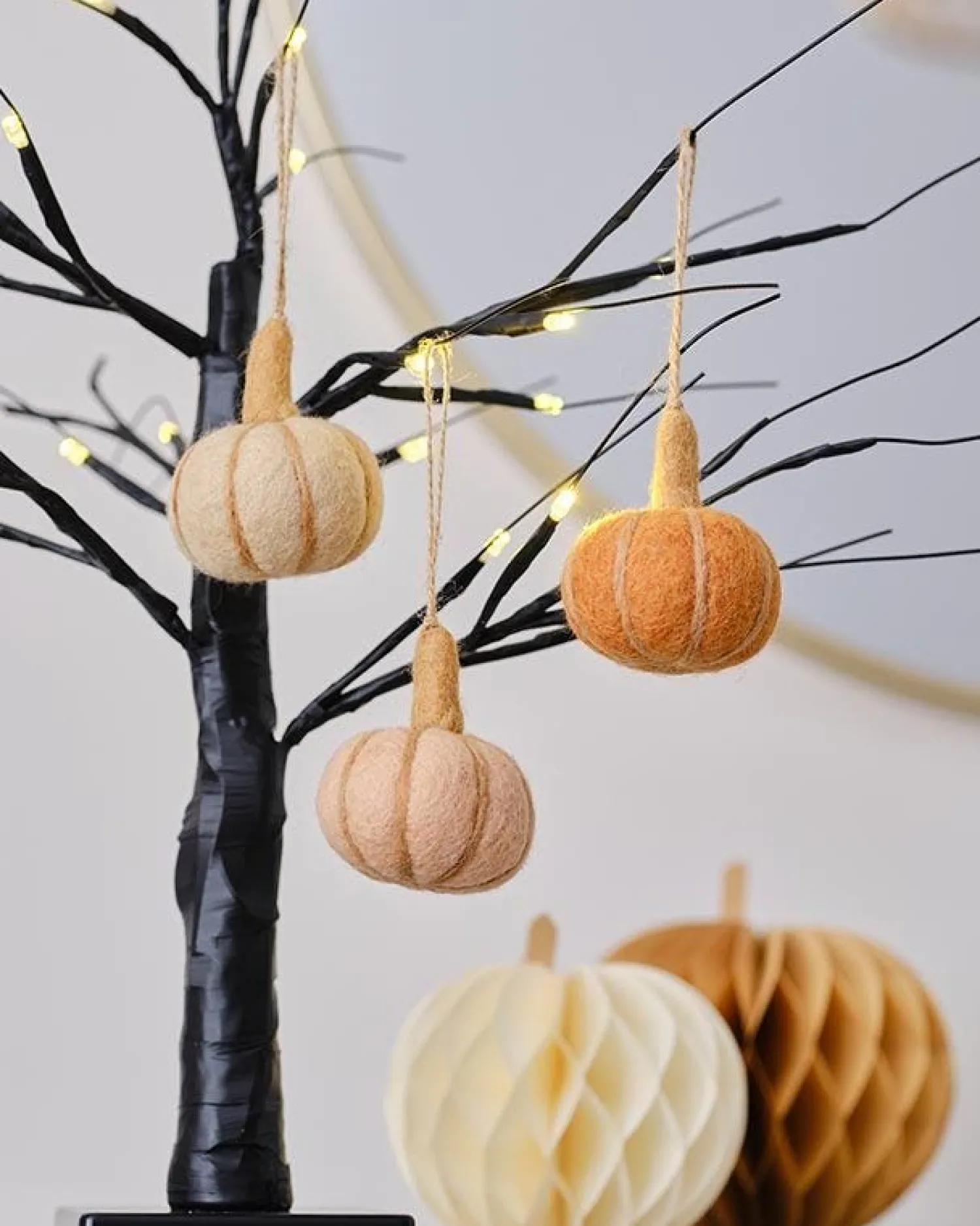Pumpkin Tree Decorations (3Pk)<Party Delights