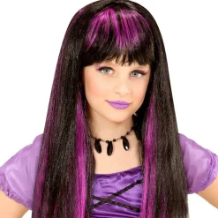 Purple Streaked Wig - Child<Party Delights Discount